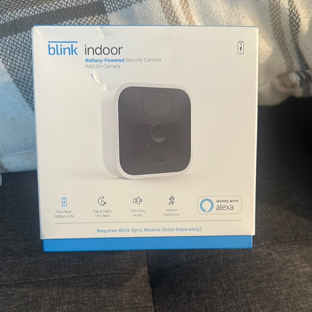 Blink Indoor Security Camera - Black